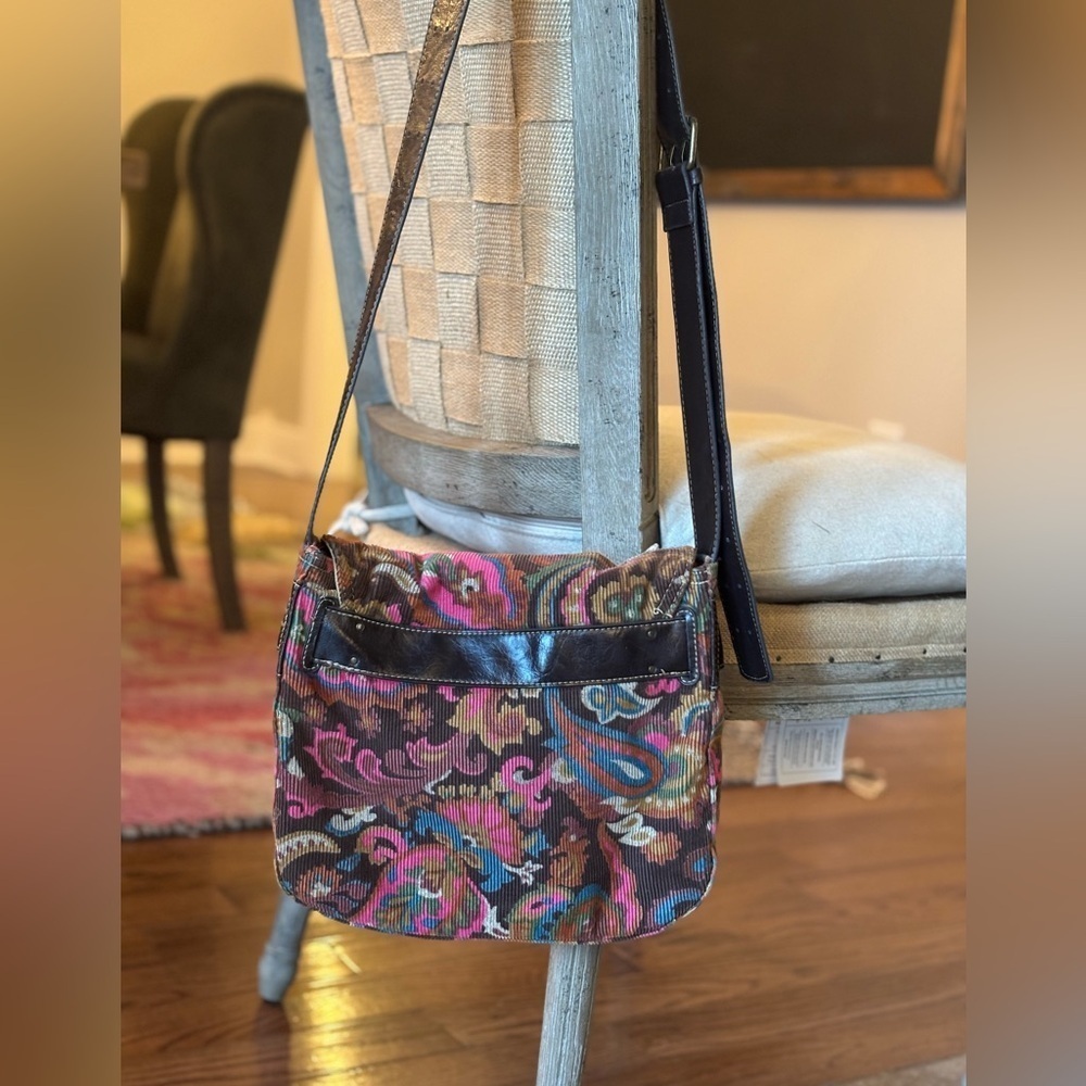 Stamp 10 Vintage Crossbody Handbag. 11”x11.5” Boho | Dopamine | Retro | Y2K - Picture 2 of 16